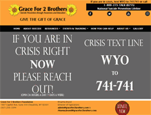 Tablet Screenshot of gracefor2brothers.com